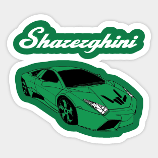 sharerghini green Sticker